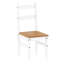 Corona White 4 -Person Solid Wood Dining Set-1501700473