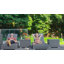 Ensemble 11 pièces de canapé de patio en rotin avec coussins et tables basses-850270628