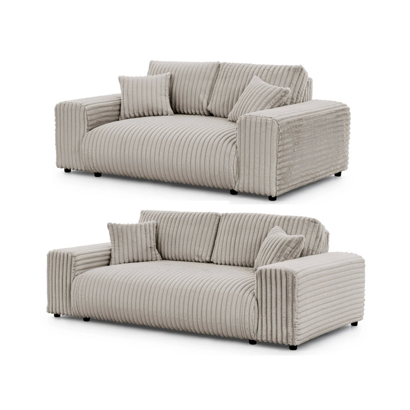 Mollis 2 - Piece Living Room Set, Grey