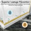 Cabine de douche d'angle 36 "x 36" x 72 "avec portes coulissantes doubles, verre trempé 1/4" avec film de sécurité, largeur réglable et conception imperméable or-137253672-137253676