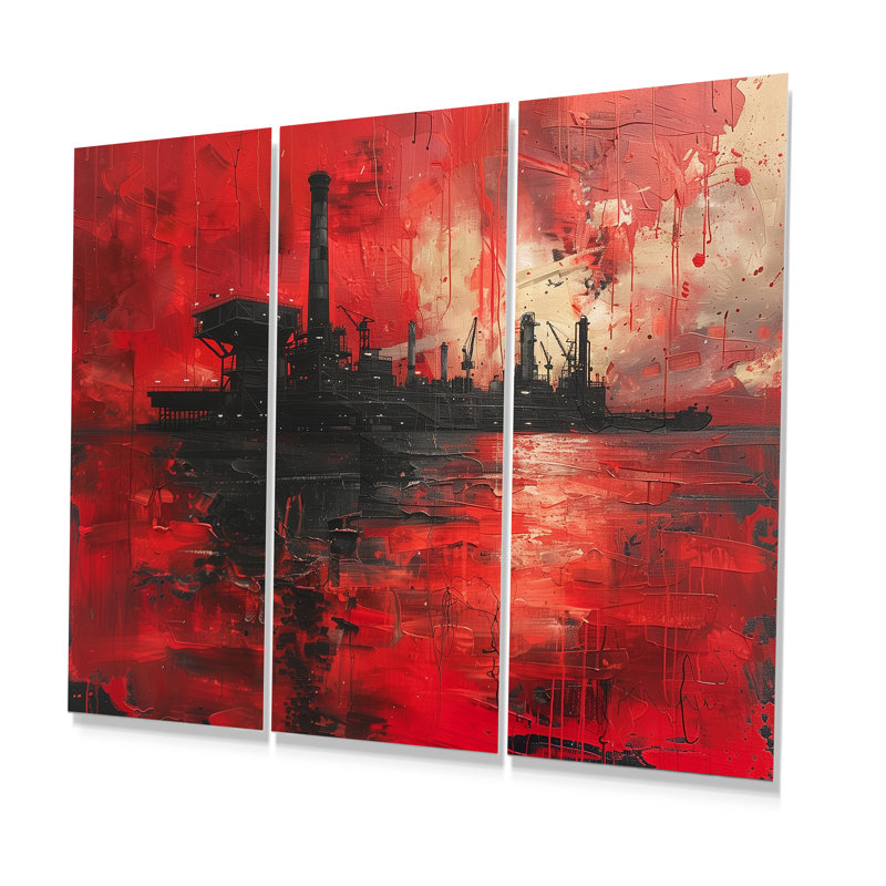 Ensemble d'art mural Lagan, H 28 po x l 36 po x P 1 po