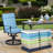 Outdoor High Back Dining Chair Cushion Set-948258155-949640588