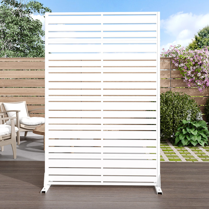 72"x 47" Outdoor Rectangular Metal Privacy Screen