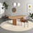 Morden Oval Solid Wood Dining Table-212456340