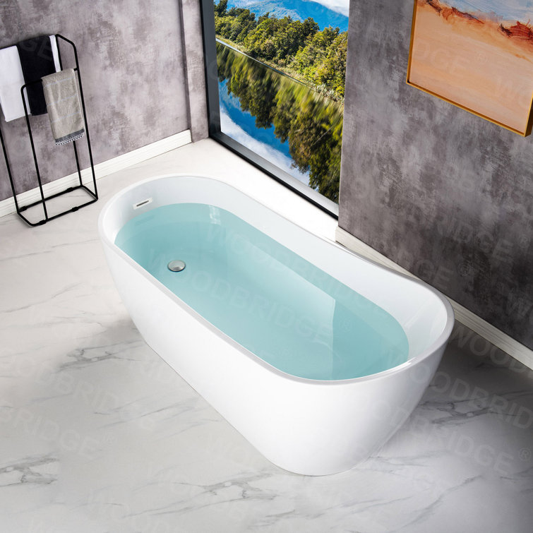 Vanity Art Cora 67 x 32 Freestanding Acrylic Bathtub & Reviews