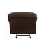 Fauteuil inclinable et oscillant en microfibre chocolat-1757479847