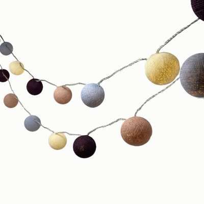 Misti LED Cotton Ball String Light