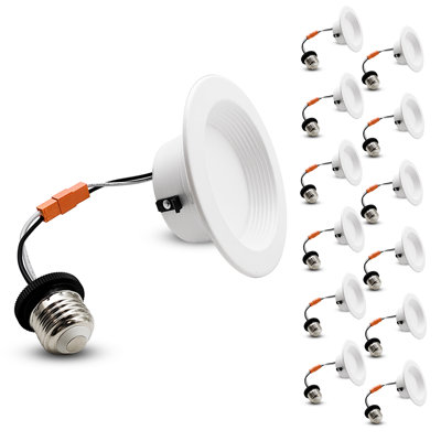 4" CTT 3000K Remodel IC LED Retrofit Recessed Lighting Kit