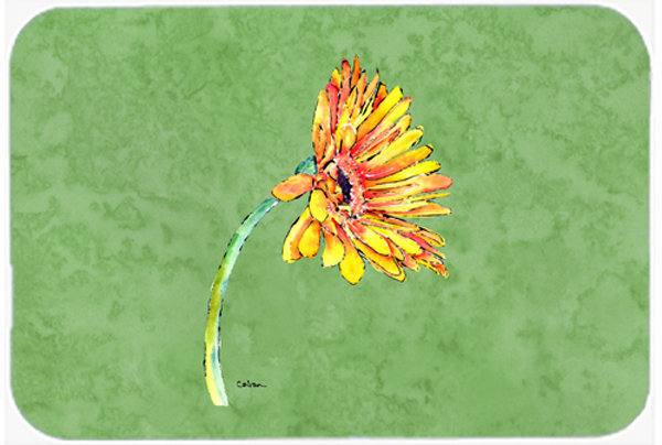 Caroline's Treasures Gerbera Daisy Glass Cutting Board