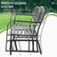 Banc oscillant Outsunny