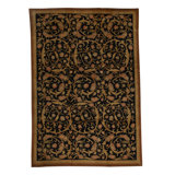 Hand Woven Wool Floral Area Rug