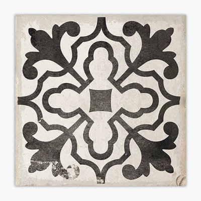 Cottage Ibiza Black Matte 6x6 Porcelain Tile