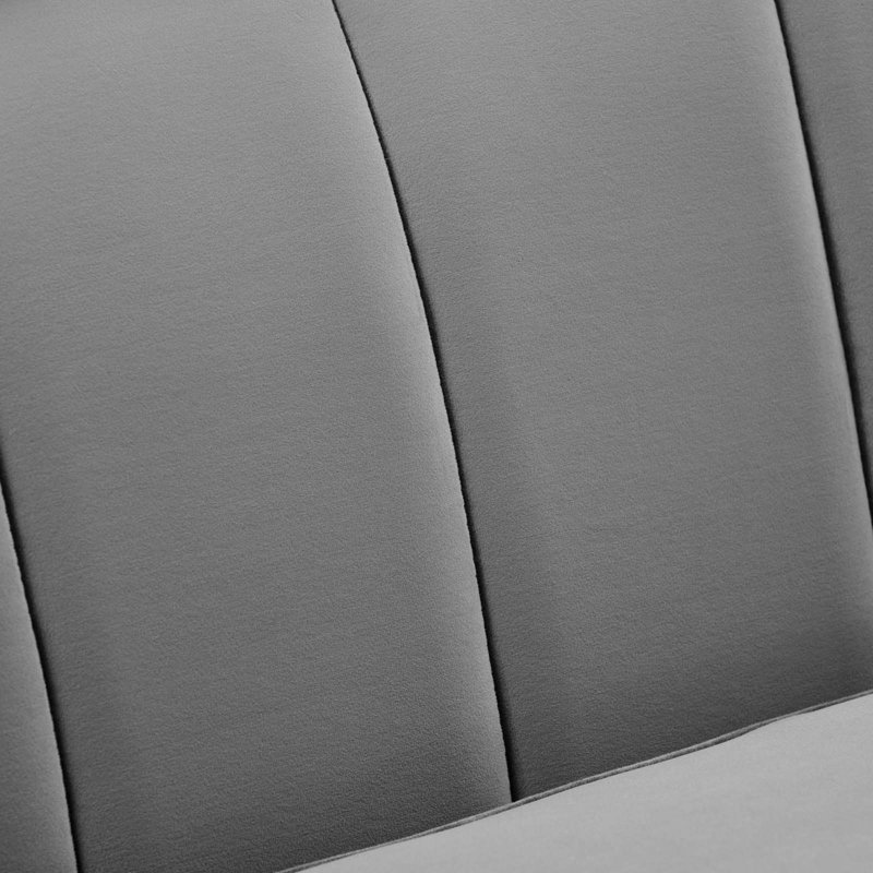 Canapé Cheshire, Velours gris