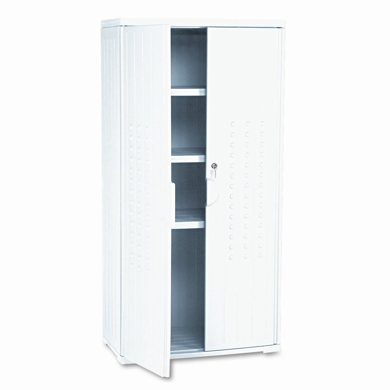 Armoire de rangement à 3 tablettes, Platine