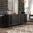 Retro simple and light luxury sideboard