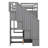 Jaico Twin Loft Bed With Wardrobes