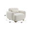 Chaise d'appoint pivotante, idéale pour le salon ou la chambre à coucher