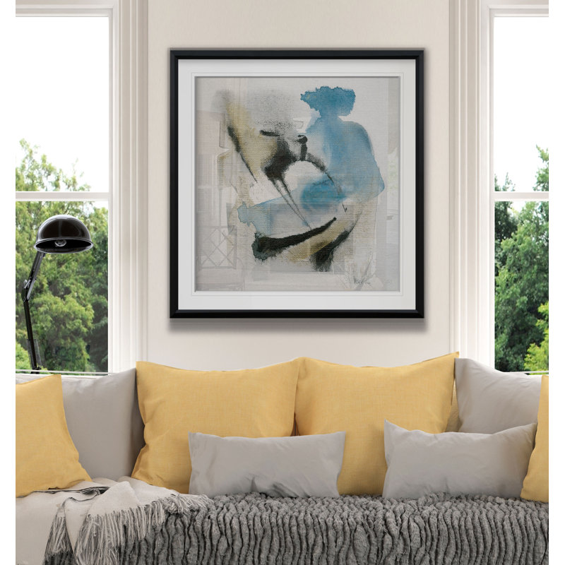 'Artesian Spring I' Print, 27" H x 27" W x 1.5" D, Black Framed