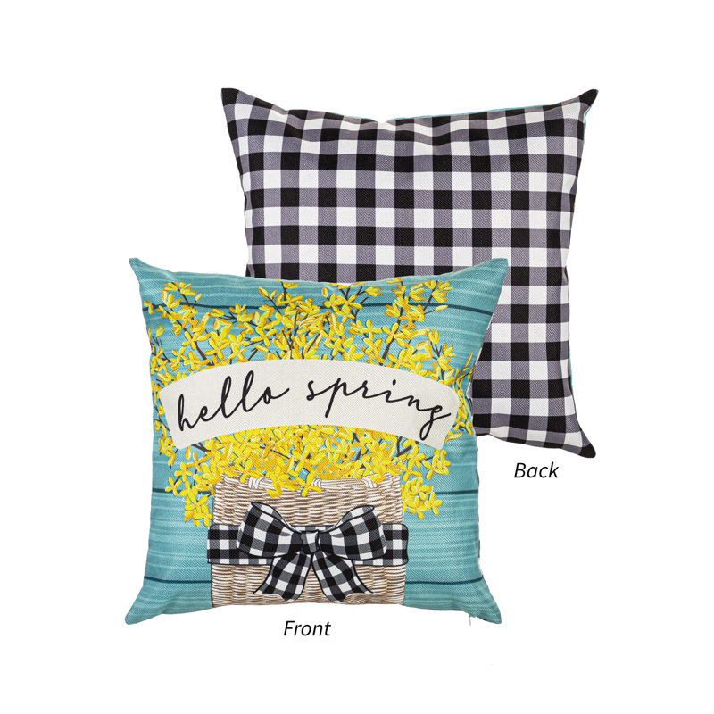 Housse de coussin d'extérieur Forsythia Basket