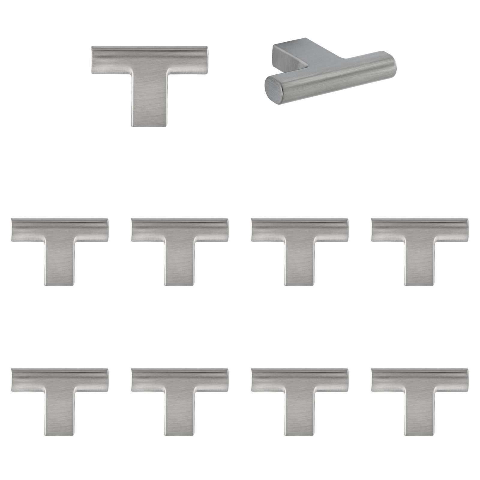 Vail Metal Bar Knob Knob, Satin Nickel