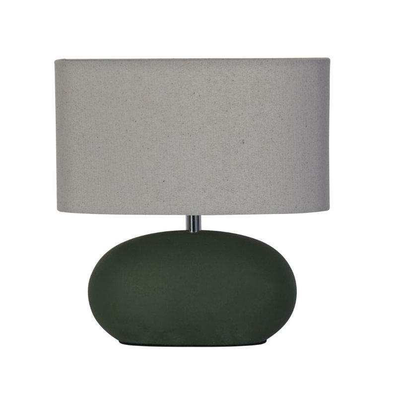 Ceramic Table Lamp, Green