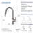 KIBI Luxe Pull Down Kitchen Faucet-53136772