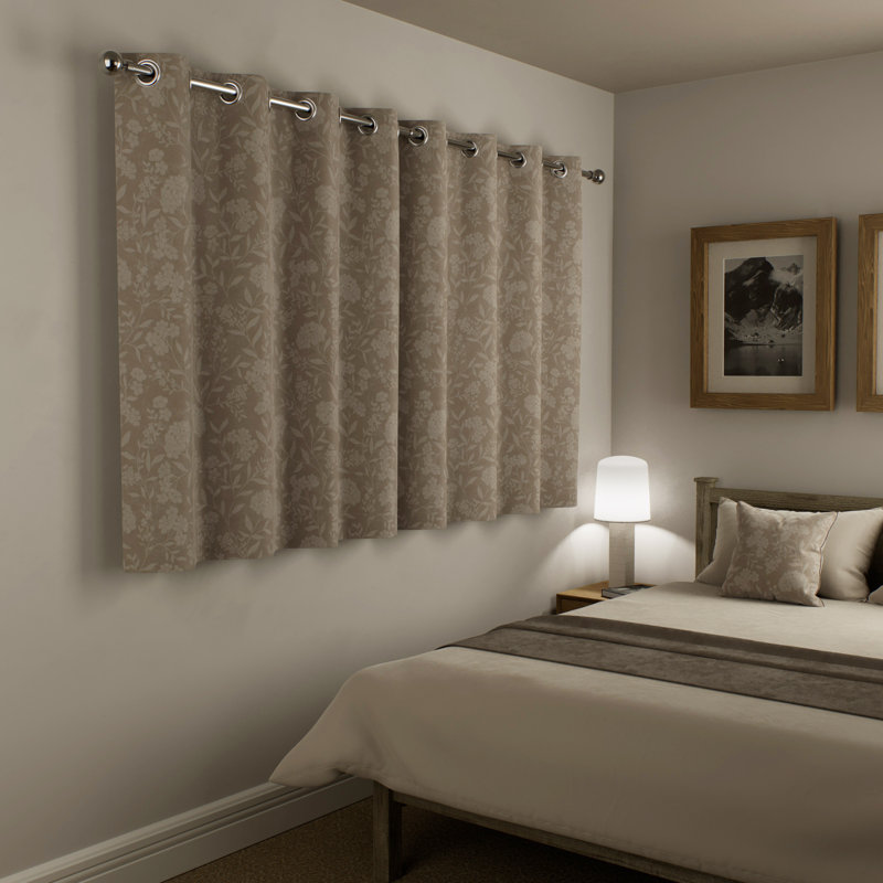 Blackout Curtain, Cream, 168cm Width x 229cm Drop