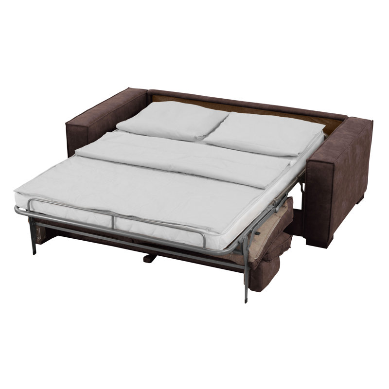 Maximina 2 Seater Sofa Bed, Brown