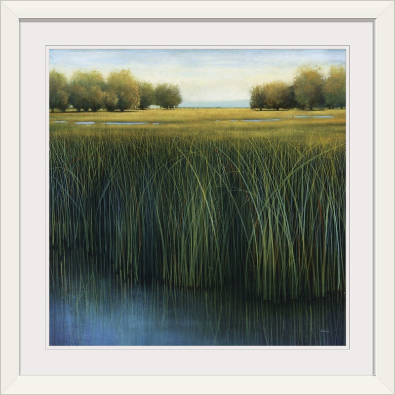 «Ouest Tall Grass», reproduction, Cadre noir, H 28 x l 28 po x P 1 po