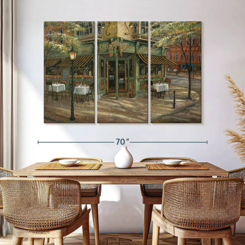 Lilie Mandi's Cafe, 42" H x 65" W