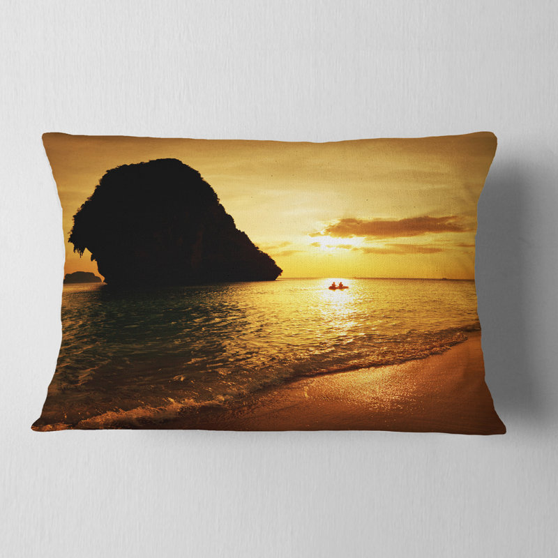 Coussin lombaire en mer tropical
