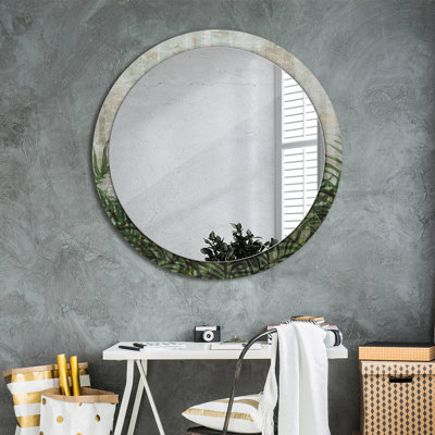 Huldar Glass Flat Wall Mirror