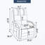 Fauteuil inclinable électrique Power Leatheraire-250399030