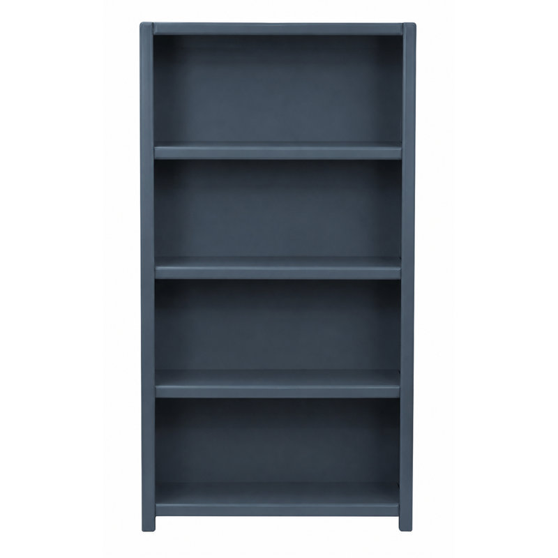 McKaylah Bookcase, Dark Blue, (3 Shelf) 60” H x 32” W x 13” D