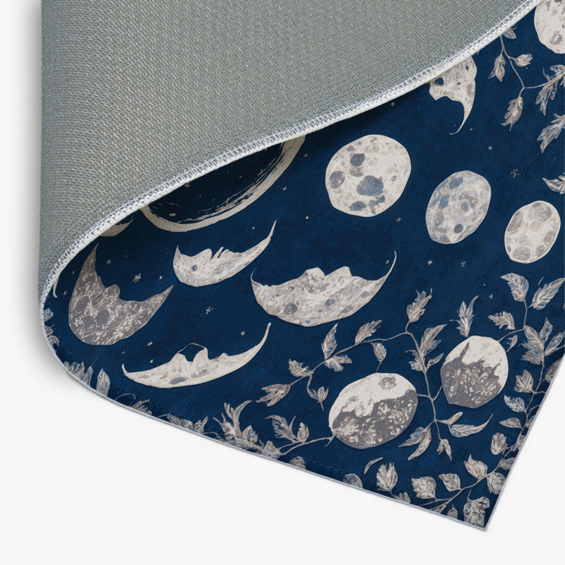 Tapis intérieur et extérieur bleu Nature