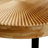 Modern Round Carved Wooden Coffee Table with Metal Legs for Living Room, Office, and Reception Areas-100683686