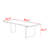 French style solid wood rectangular table-107558071