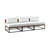 Horsforth 3-Person Solid Acacia Wood Outdoor Sofa and Coffee Table Set