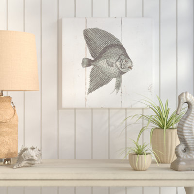 « fish sketchs iii shiplap », reproduction de dessin