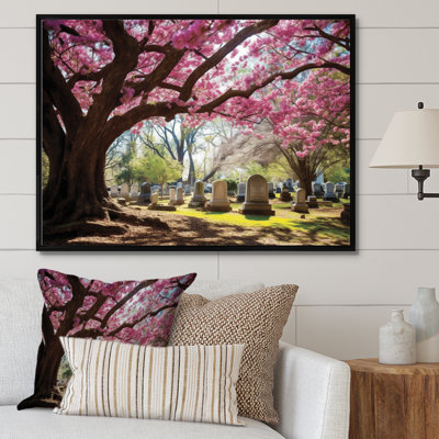Georgia's Cherry Cimery, reproduction d'art sur toile encadrée