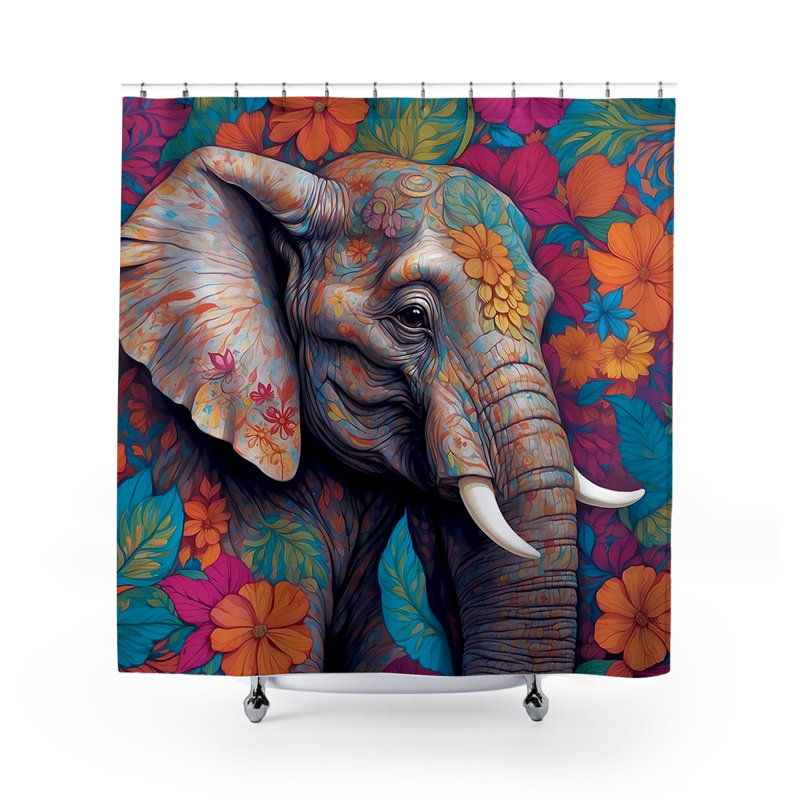 Rideau de douche erroll Elephant