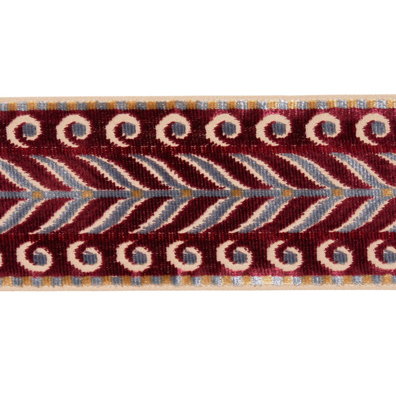 Marion Velvet Tape, Aubergine