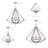 Djanae 4 - Light Dimmable Geometric Chandelier-2076839482