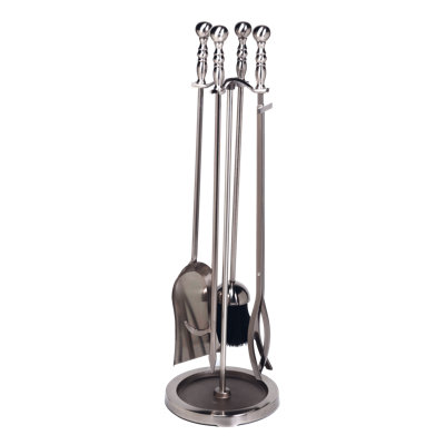 Ensemble d'outils de foyer en acier Daiton