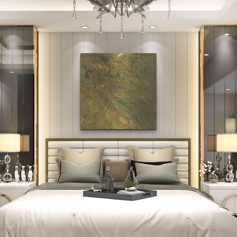 Brayden Studio® «Earth as Art: Rock F pliant», art mural en métal, H 36 po x l 36 po