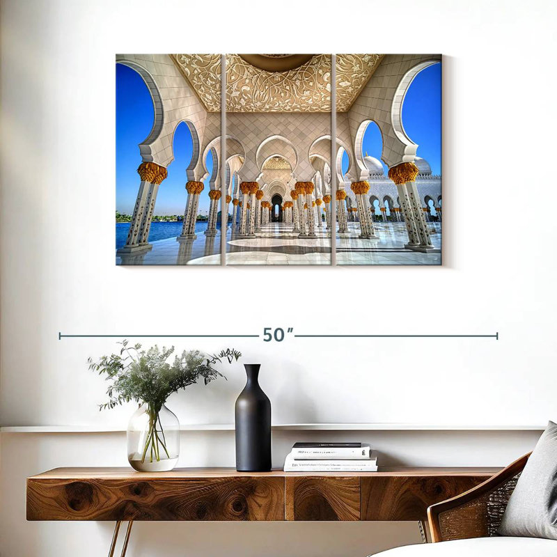 Nicci Elegant Sheikh Zayed Mosque, 24" H x 38" W