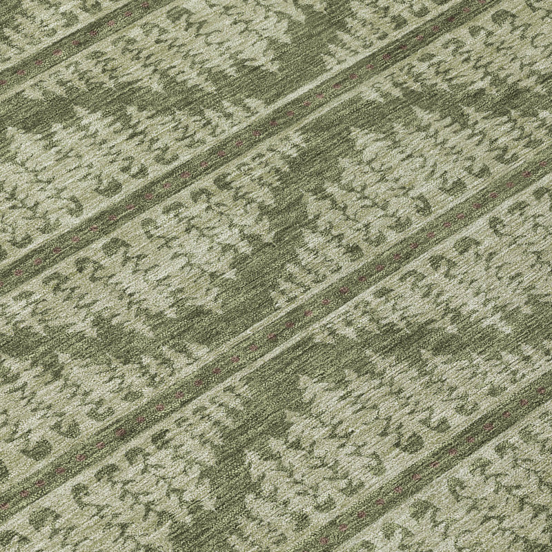 Tapis intérieur / extérieur lavable à la machine Chantille ACN2985, Olive, 8 pi x 10 pi