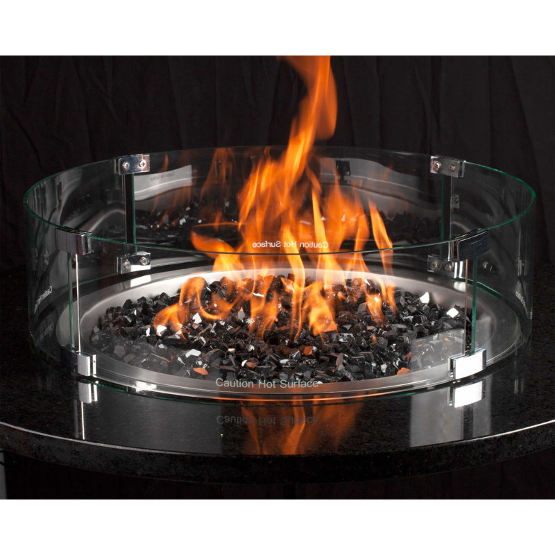 Dark Matter Black Reflective Tempered Fire Glass, 10 lb Jar