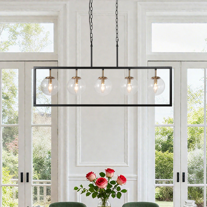 Lustre sphère suspendu 5 lumières Modern Modern