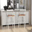 Alvesta Counter Stool with Solid Wood Frame